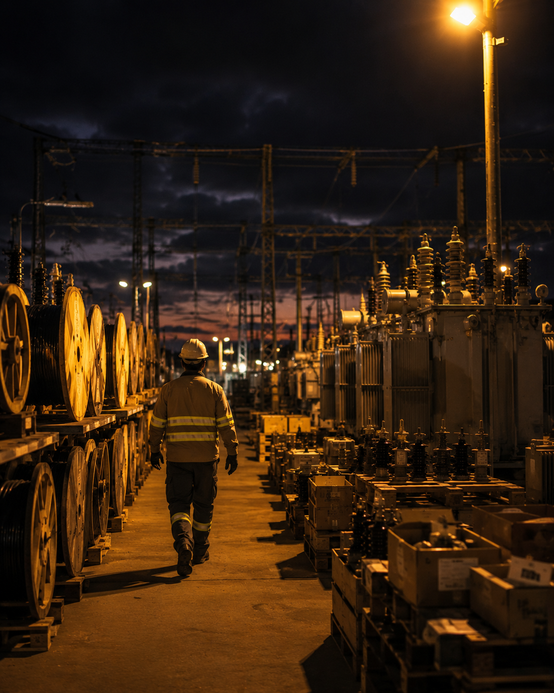 Infraestrutura de distribuição de energia elétrica